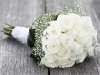Свадебный букет невесты из пионов, орхидей и хризантем